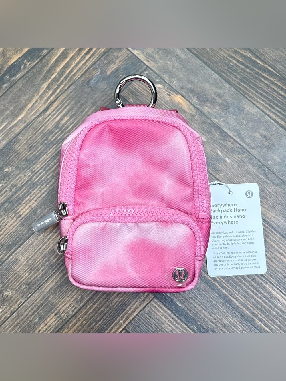 NWT Lululemon Everywhere Backpack Nano In Smoothie Print Strawberry
